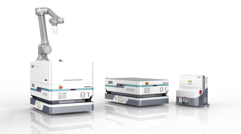 威斯尼斯wns888數位開發的自主式移動機器人（AMR250M），搭配全向輪並結合AI演算法、2D LiDAR、3D攝影機等技術，協助客戶實現產線全自動化